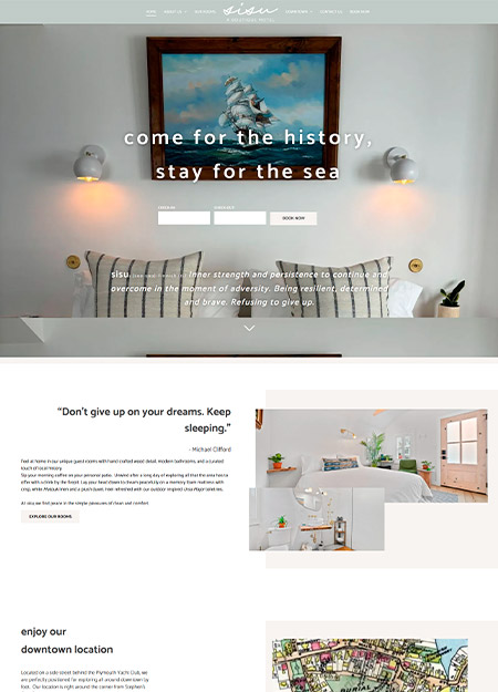 vista previa del sitio web de Sisu Plymouth